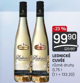 Vína Cuvée Chateau Lednice