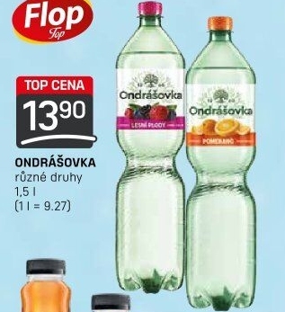 Voda ochucená Ondrášovka