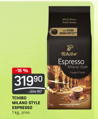 Zrnková káva Tchibo Espresso Milano style