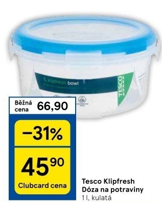 Dóza Klipfresh Tesco