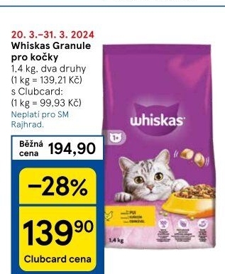 Granule pro kočky Whiskas