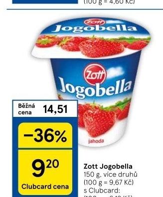 Jogurt Jogobella Zott