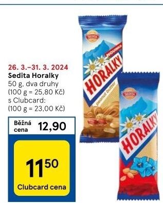 Oplatky Horalky Sedita