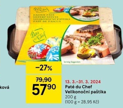 Paštika velikonoční Pâté du Chef