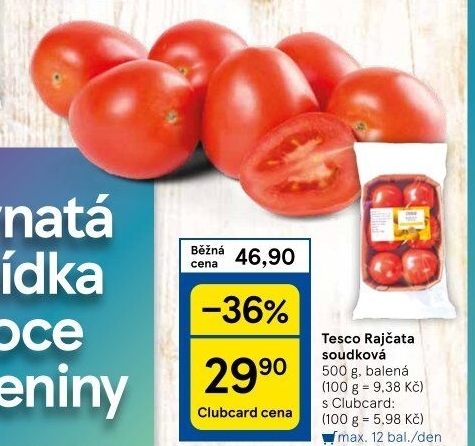 Rajčata soudková Tesco