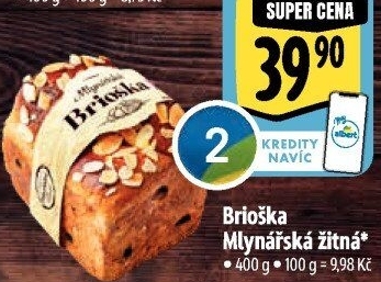 Brioška Mlynářská žitná Albert