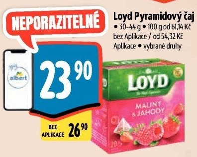 Čaj Loyd - pyramidový