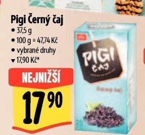 Černý Pigi čaj Jemča