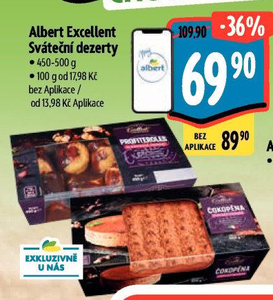 Dezerty Albert Excellent