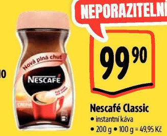 Instantní káva Nescafé Classic