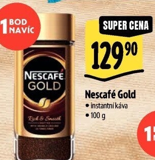 Instantní kávy Nescafé Gold