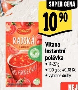 Instantní polévka do hrnečku Vitana