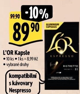 Kapsle pro Nespresso L'