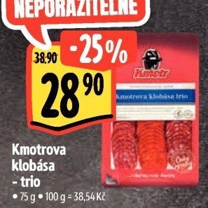 Kmotrova klobása trio Kmotr