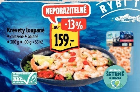 Krevety loupané Albert