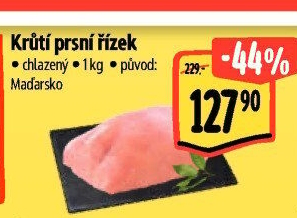 Krůtí prsní řízky