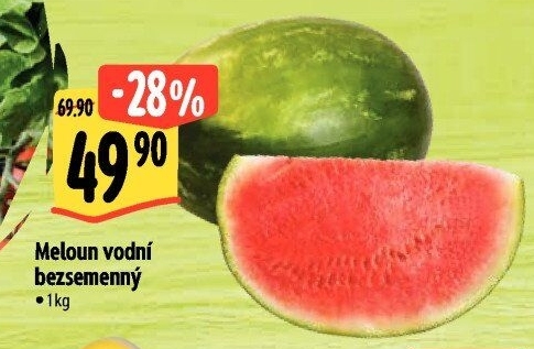 Meloun vodní bezsemenný