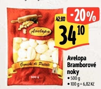 Noky bramborové Avelopa