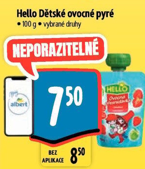 Ovocná kapsička Hello