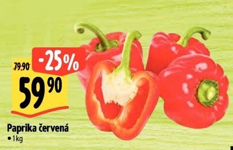Paprika červená