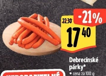 Párky debrecínské