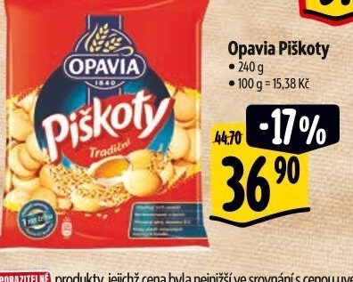 Piškoty Opavia