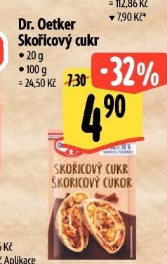 Skořicový cukr Dr. Oetker