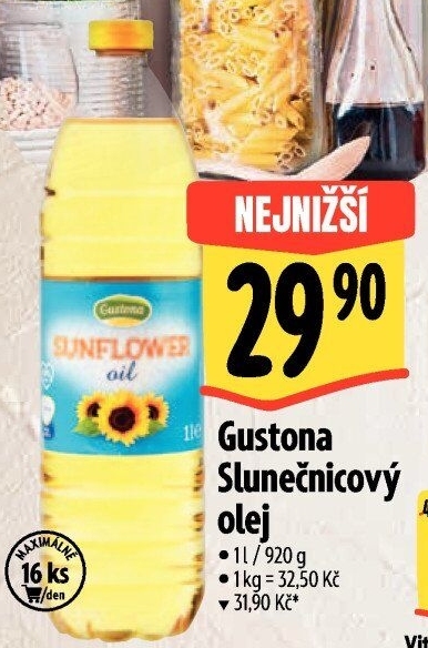 Slunečnicový olej Gustona