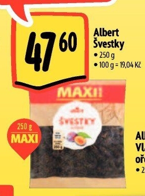 Sušené švestky Albert