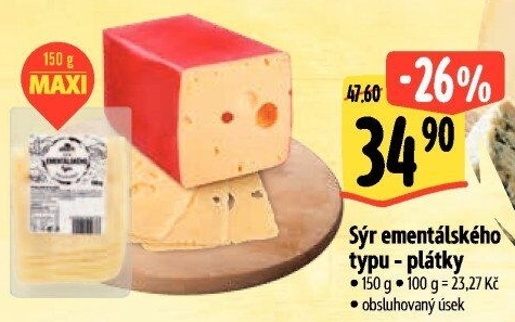 Sýr ementálského typu Albert