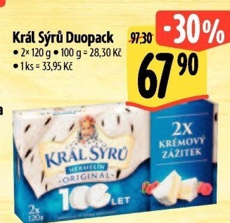 Sýr Hermelín Král sýrů