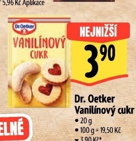 Vanilínový cukr Dr. Oetker