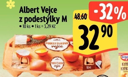 Vejce z podestýlky M Albert