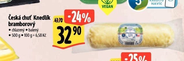 Česká chuť Knedlík bramborový