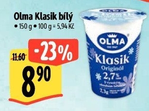 Bílý jogurt Klasik Olma