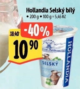Bílý jogurt selský Hollandia
