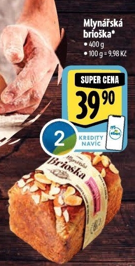 Brioška Mlynářská žitná Albert