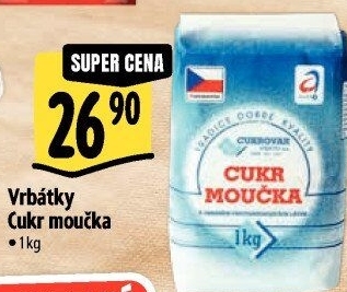 Cukr moučka Cukrovar Vrbátky