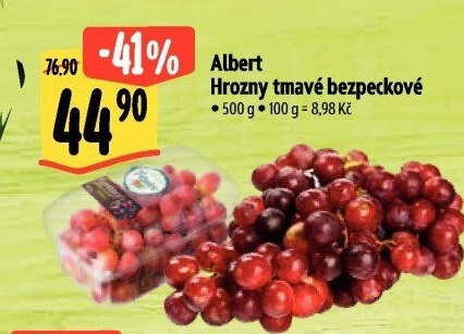Hrozny tmavé bezsemenné Albert