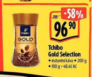 Instantní káva Tchibo Gold Selection