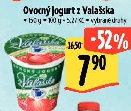 Jogurt ovocný z Valašska Mlékárna Valašské Meziříčí