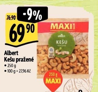 Kešu pražené Albert