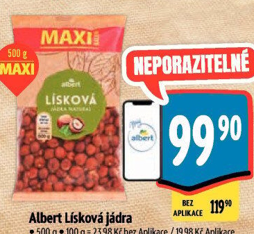 Lískové ořechy Albert