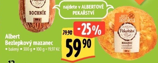 Mazanec bez lepku Albert