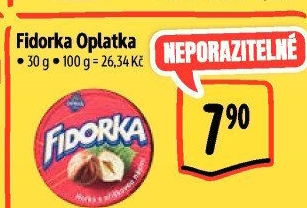 Oplatky Fidorka Opavia