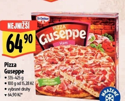 Pizza mražená Guseppe Dr. Oetker
