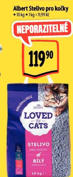 Stelivo pro kočky Albert