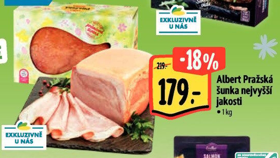 Šunka pražská nejvyšší jakosti Albert