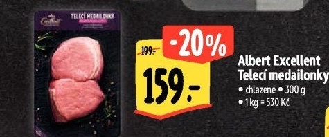Telecí medailonky Albert Excellent