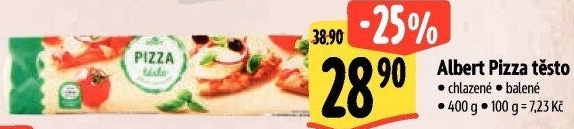 Těsto na pizzu Albert
